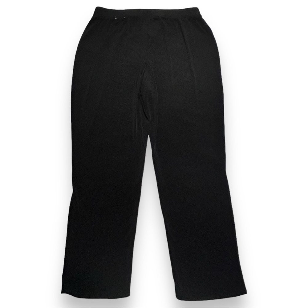 Chico’s Women’s Tulip Hem Pull On Stretch Pants Black Size 2 (12) - Picture 5 of 5